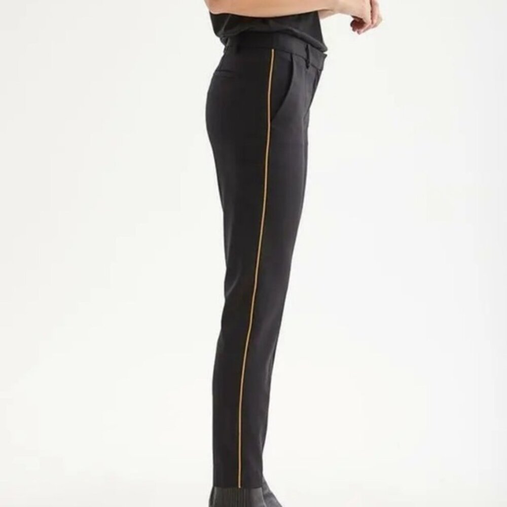 NWT Size 2 Nili Lotan Leo Pant With Piping